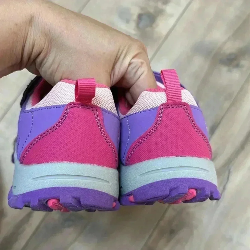 NEW Nortiv8 Kids Non Slip Hiking Shoes Pink Purple Girls Kids Sz 4